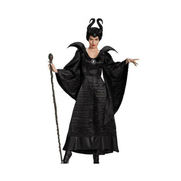 (10) Adult Women Maleficent Evil Queen Cosplay Costume Noble Party Fancy Dress Outfit