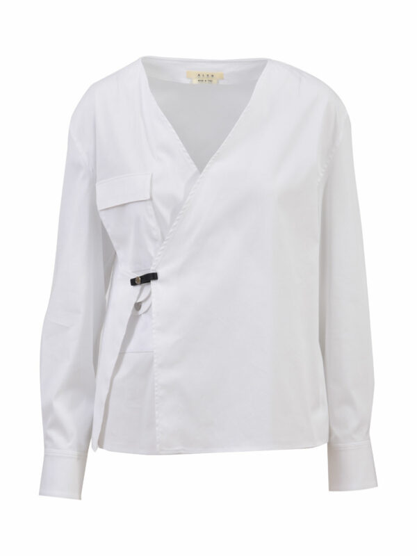 1017 ALYX 9SM White Wrap Shirt