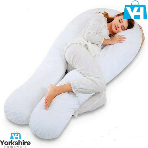 12ft U Shape Microfiber Pillow Total Body Comfort Ideal Pregnancy Maternity 2021