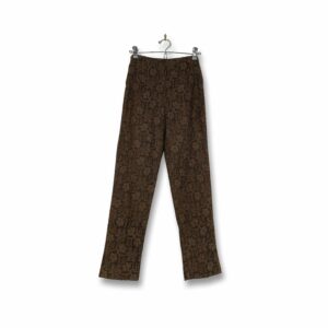 1950S Stanley Wyllins Earthy Brown Lace High Waisted Pants