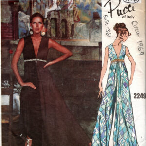 1969 Vintage Vogue Sewing Pattern B36'' Culottes Longwear | 1994 Pucci 2249