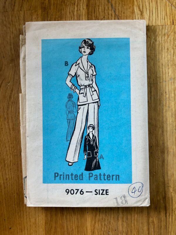 1970S Jacket, Pants & Dress Sewing Pattern/Vintage 70S Women's Size 18, Bust 40 Mail Order 9076