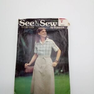 1970S Shirt & Wrap Skirt - Multi-Size See & 5952 Vintage Sewing Pattern