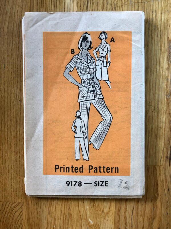 1970S Tunic, Pants & Dress Sewing Pattern/Vintage 70S Women's Size 12, Bust 34 Mail Order 9178