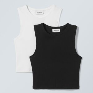 2-pack Pure Crop Tank Top