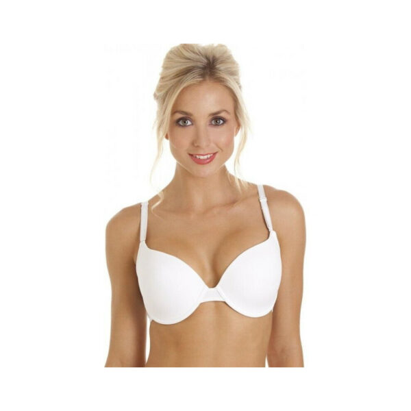 (34 C, White) Camille Womens Underwired Padded Multiway Bra