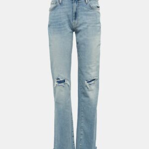 7 For All Mankind Ellie mid-rise straight jeans