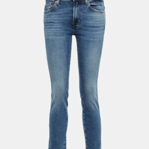 7 For All Mankind Roxanne mid-rise slim jeans