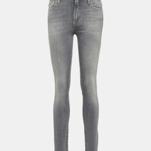 7 For All Mankind Slim Illusion mid-rise skinny jeans