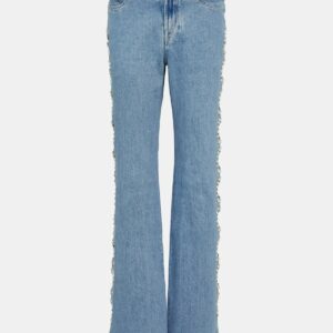 7 For All Mankind Slouchy Bootcut embellished jeans