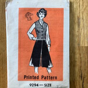 70S Blouse, Culottes & Vest Sewing Pattern/1970S Vintage Women's Size 14, Bust 36 Mail Order 9294