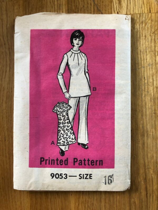 70S Tunic, Pants & Dress Sewing Pattern/Vintage 1970S Women's Size 16, Bust 38 Mail Order 9053