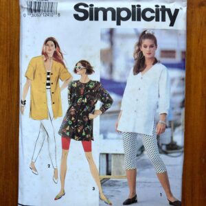 90S Leggings & Shirt Sewing Pattern/Vintage 1990S Top Women's Size 10-16, Bust 32 1/2 - 38 Simplicity 7792