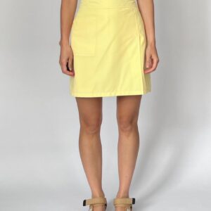 90S Yellow Skirt M, Vintage Skort, Tennis Skirt Wast 31