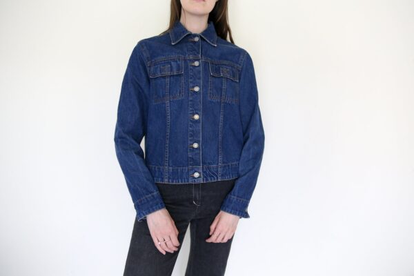 90's Classic Denim Jacket, Simple Truckers Size S - M