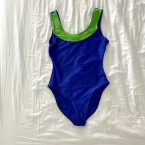 90's The Body Co. Color Block One Piece Swimsuit