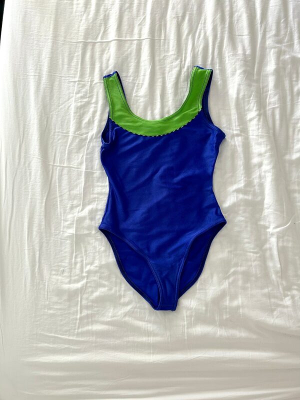 90's The Body Co. Color Block One Piece Swimsuit