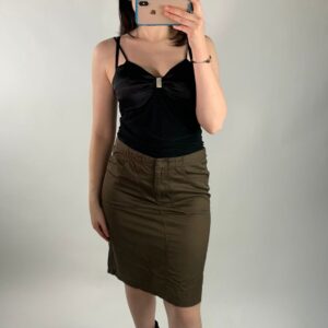 A Size UK 12, 00S Cargo Midi Skirt