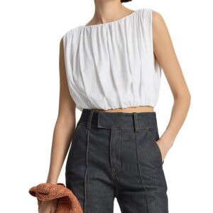 A. l.c. Nell Cotton Crop Top