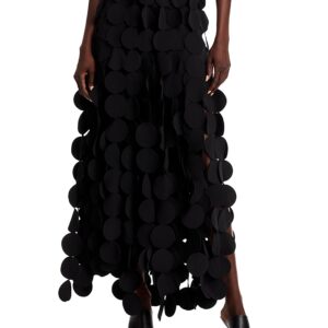 A. w.a. k.e. Mode Multi Circle Layered Maxi Skirt