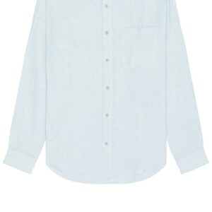 A.P.C. Chemise Cassel Logo in Blue. Size M.