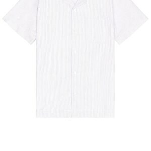 A.P.C. Chemise Lloyd Logo in Cream. Size L, S, XL.