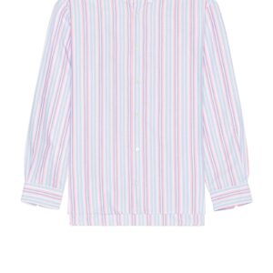 A.P.C. Chemise Mathias in Neon Pink - Pink,Blue. Size XL (also in L, M, S).