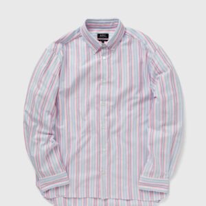 A.P.C. Chemise mathias men Longsleeves blue|pink in size:S