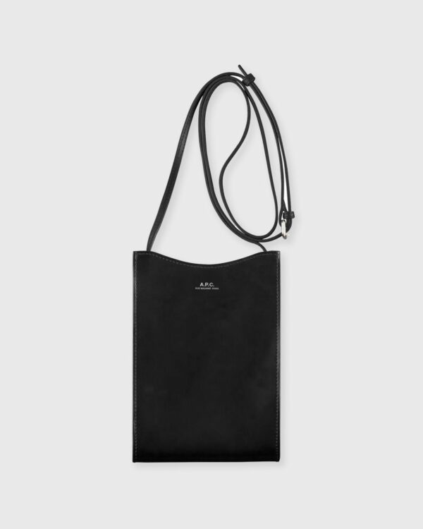 A.P.C. NECK POUCH JAMIE men Messenger & Crossbody Bags black in size:ONE SIZE