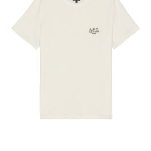 A.P.C. T-shirt New Raymond in Chalk - White. Size L (also in XL/1X).