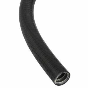 ABB Flexible, Liquid Tight Conduit, 50mm Nominal Diameter, Galvanised Steel, Black