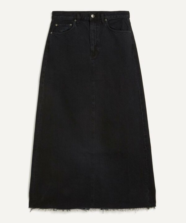 AGOLDE Women's Hilla Denim Maxi-Skirt 26