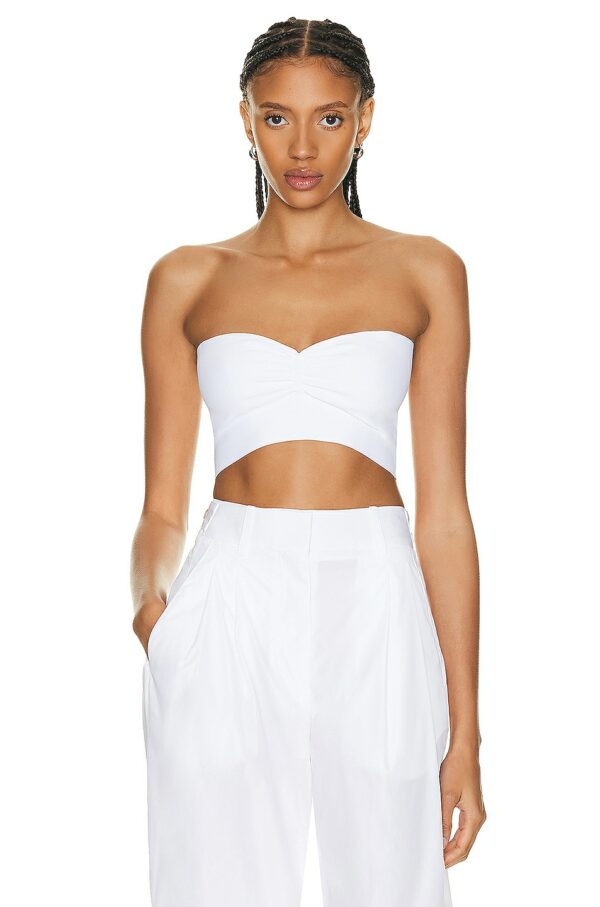 ALAÏA Bandeau Top in Blanc - White. Size 42 (also in ).