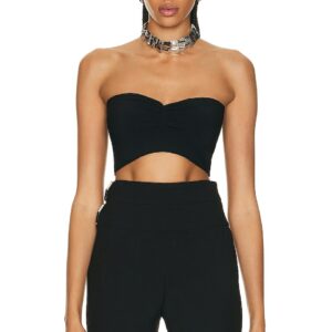 ALAÏA Bandeau Top in Noir ALA?A - Black. Size 42 (also in ).