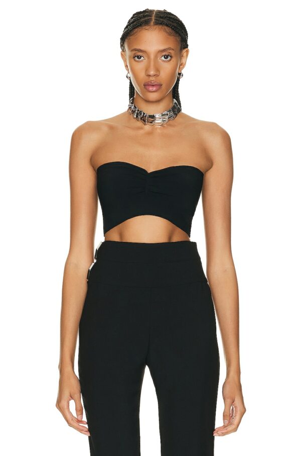 ALAÏA Bandeau Top in Noir ALA?A - Black. Size 42 (also in ).