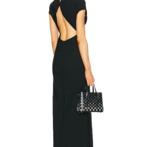 ALAÏA Corset Dress in Noir ALA?A - Black. Size 40 (also in ).