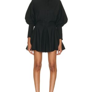 ALAÏA Skater Dress in Noir ALA?A - Black. Size 44 (also in 42).