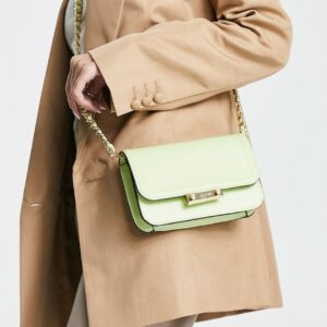 ALDO Passmore crossbody chain strap bag in pale green