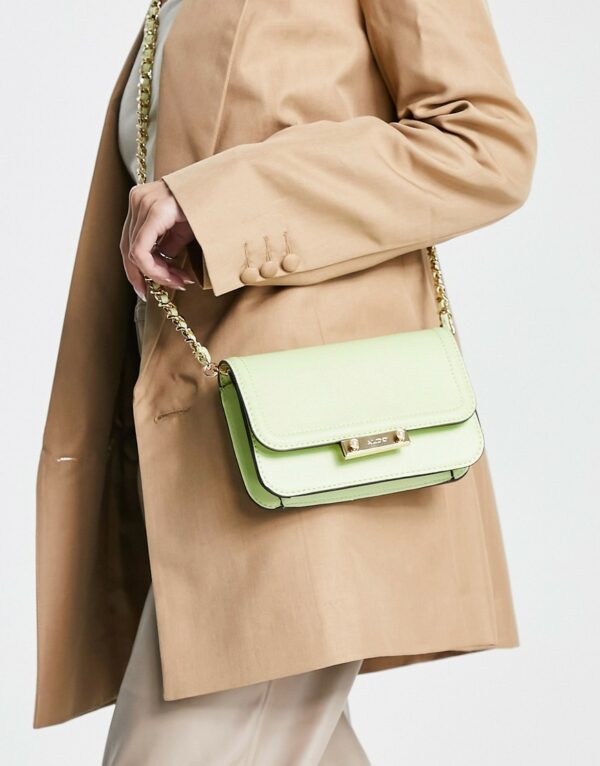 ALDO Passmore crossbody chain strap bag in pale green