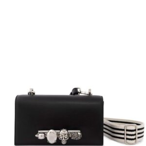 ALEXANDER MCQUEEN- Jewelled Satchel Crossbody Bag