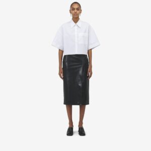 ALEXANDER MCQUEEN - Leather Pencil Skirt - Item 807928Q5ANS1000