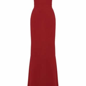 ALEXANDER MCQUEEN- Strapless Maxi Dress