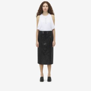 ALEXANDER MCQUEEN - Tarpaulin Pencil Skirt - Item 808575QBACW1000