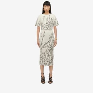 ALEXANDER MCQUEEN - Thorn Branches Pencil Skirt - Item 798373Q1BAU9009