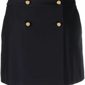 ALEXANDER MCQUEEN- Wool Mini Skirt