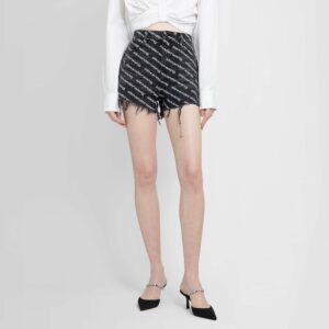 ALEXANDER WANG WOMAN GREY SHORTS