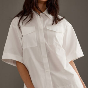 ALIGNE Short-Sleeve Boxy Shirt