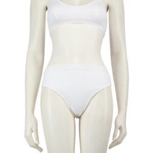 AMI White De Coeur High Waisted Bikini