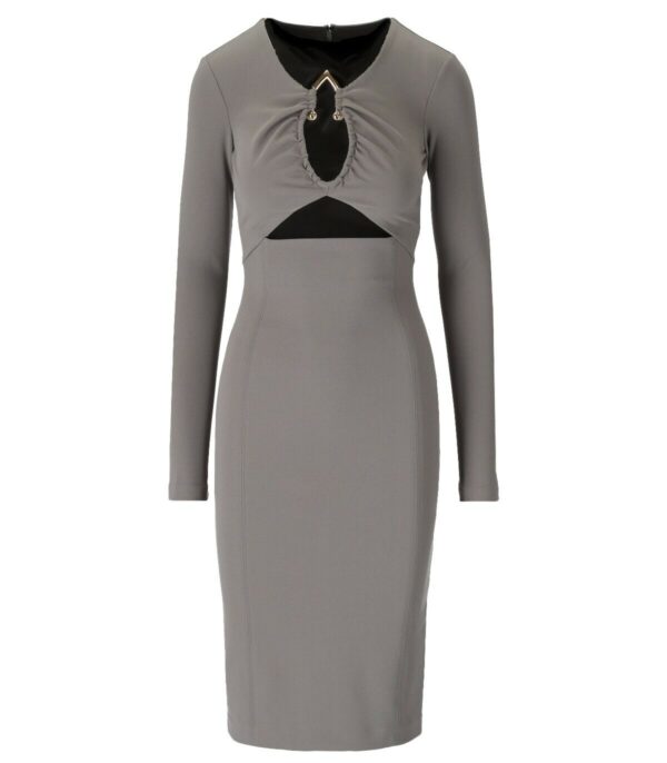 ANIYE BY WIZY GREY SHEATH DRESS