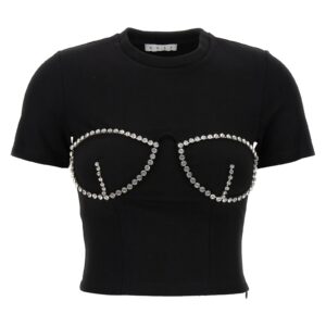 AREA T-shirt crystal Bustier Cup